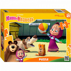 91477 Пазл 35 Маша и Медведь. Лесные истории 91477 Степ