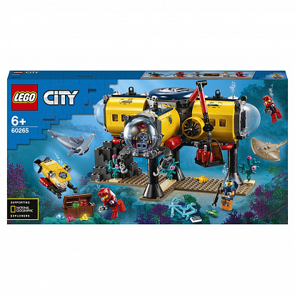 Фото 60265-L Конструктор LEGO CITY Oceans Океан: исследовательская база