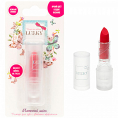 Т23093 Помада для губ Матовый шёлк, 3,4 гр., цвет розовый Т23093 Lukky