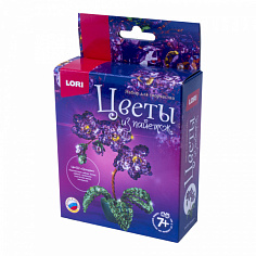 Цв-022 Цветы из пайеток "Орхидея"