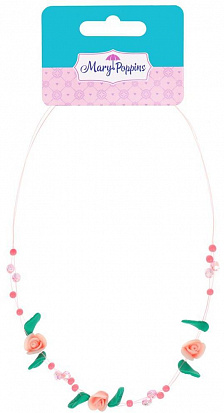 Фото товара 455382 Ожерелье "Розочки" в ассорт.