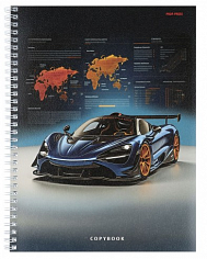 ПП-96-8357 Тетрадь А4 96л # АВТОМОБИЛЬНАЯ ТЕМАТИКА гребень