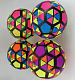 миниатюра CQ-39 мяч пластизоль 23 см 4 цвета