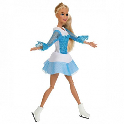 Фото товара 66001S-F1-S-BB Кукла 29 см София фигуристка, в комплекте расческа, коньки, лента КАРАПУЗ