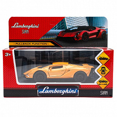 2210C0142-R (240) Машина металл lamborghini sian 12см, инерц, двери Технопарк