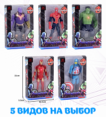 MA-02 Фигурка Мстители: Герои, 18см (свет), 5 видов в ассорти [цена за шт.] (MA-02)