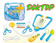 YS101615 Набор Доктора 660-02 голубой в чемодане