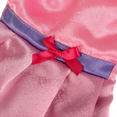 Фото OTF-2202D-RU Одежда для кукол 40-42см платье розово-фиолетовое КАРАПУЗ