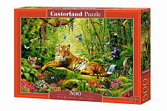 Пазлы B-53711 Его величество тигр, 500 деталей Castor Land
