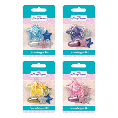 Фото товара 455414 Набор заколок "Созвездие" 2 шт., 6 см., в ассорт.