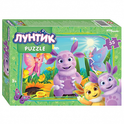 Фото товара 91432 Пазл 35 Лунтик (new 1) 91432 Степ /9/
