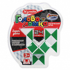 2007K635-R Логическая игра змейка, блист.14*16*8см ИГРАЕМ ВМЕСТЕ