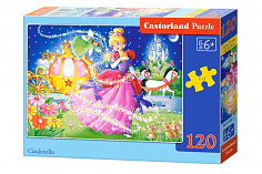 Пазлы B6-13395 Золушка, (120 деталей MIDI) Castor Land