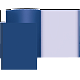 миниатюра Папка с файлами А4 ATTOMEX, 20 файлов, пластик, синяя, фактура песок (3101402)