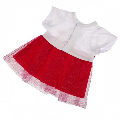 Фото OTF-2206D-RU Одежда для кукол 40-42см платье панда КАРАПУЗ