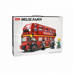 0912330JB/M38-B0708 Конструктор "Лондонский автобус" 382 дет, в/к 42,5*33*6,7 см