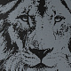 миниатюра LORI Гр-764 Скретчинг 30*40см Животные "Гордый лев"