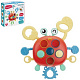 IT109534 Игрушка развивающая Крабик "Elefantino" яркие цвета, подвижные элементы, в/к 13*12,5*5 см фото