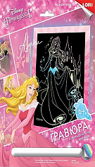 LORI Грд-082 Гравюра Disney большая с эффектом голографик "Аврора"