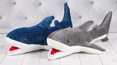 Мягкая игрушка Акула с блестками 45см