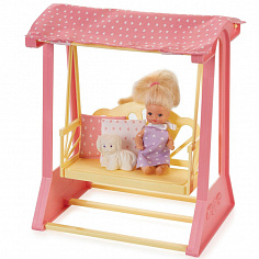 О-1516 Качели "Маленькая принцесса" (нежно-розовые)