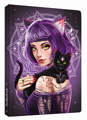 БЛОКНОТ ТОЧКАБУК Witch Girls. ВЕДЬМОЧКА С КОТОМ