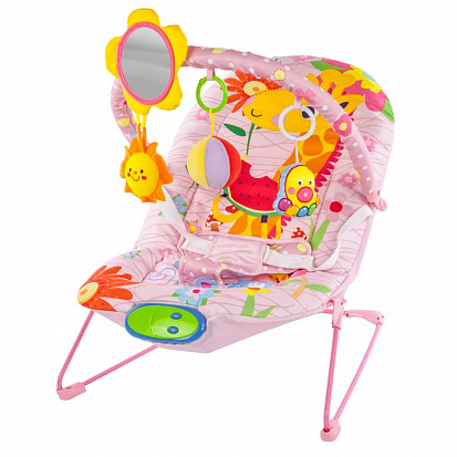 Фото товара 939431 Кресло-качалка "Милашка" с зеркальцем, вибрацией и музыкой