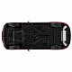 миниатюра 1251128JB Машинка металлическая 1:26 BMW X6, бордовый, откр. двери, капот и багажник, свободный ход 