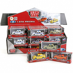 SB-13-09-LP(WB) МАШИНА "ТЕХНОПАРК" МЕТАЛЛ. ЛАДА ПРИОРА 1:72, В АССОРТ. В КОР. В ДИСПЛЕЕ УП-36ШТ