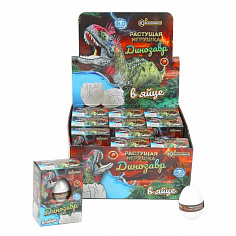 J041-H24011-R Игрушка ЯЙЦО с растущей фигуркой динозавр, дисп.23*22*11см ИГРАЕМ ВМЕСТЕ уп-12шт