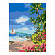 миниатюра LORI Ам-024 Алмазная мозаика 30*40 см (полное заполнение) "Золотой пляж"