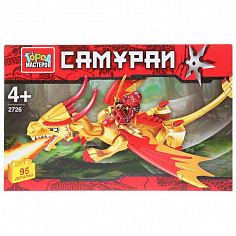 LP-2726-R Конструктор "город мастеров" самурай на драконе, 95 дет. в русс. кор.