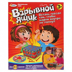 B1670168-R НАСТОЛЬНАЯ ИГРА "ВЗРЫВНОЙ ЯЩИК", ТМ "ИГРАЕМ ВМЕСТЕ" В РУСС. КОР.