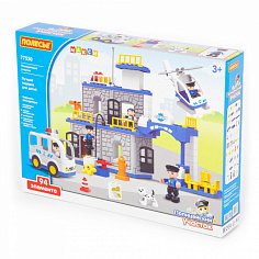 ПОЛЕ77530 Конструктор "Макси" - "Полицейский участок" (94 элемента) (в коробке)