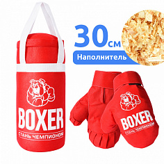 МТ 95818 Боксерский набор №1А 30см ткань (4шт)