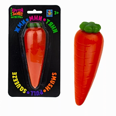 1toy Т22419 Крутой замес, морковь, 12 см, блистер (10317120/180322/3041335)