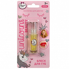 88945-UNI-ML Косметика ДЛЯ ДЕВОЧЕК мерцающий блеск для губ, 2,5 г, желтый МИЛАЯ ЛЕДИ