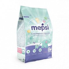 Стиральный порошок на основе натурального мыла гипоаллергенный для детского белья Mepsi 2400 гр.