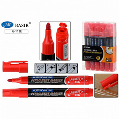 МС-G-113Eкрасн Маркер перманентный многоразовый КРАСНЫЙ