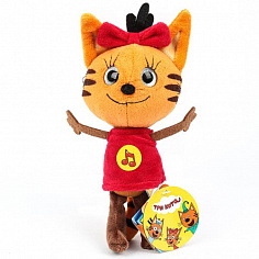 M120317-13S-TY Игрушка мягкая Три Кота три кота Карамелька 13см, с ty глазами, озвуч. "МУЛЬТИ-ПУЛЬТИ