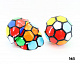 миниатюра 25493-6A мяч футбольный размер 5 PVC 1,6 мм 4 цвета 280 г