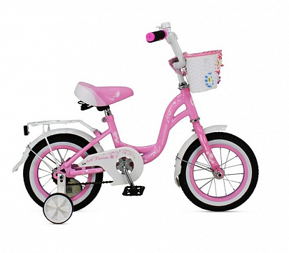 Фото FLORINA-N12-3 Велосипед FLORINA-N12-3 (розово-белый)