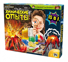 TG01-EXF15-RU Набор опытов химия, 15-в-1 IQ Эксперимент