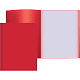 миниатюра Папка с файлами А4 ATTOMEX, 20 файлов, пластик, красная, фактура песок (3101400)
