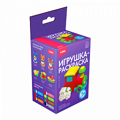 LORI Ир-024 3D Art.Игрушка-раскраска "Паровоз"