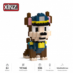 YC146 3D Конструктор из мини-блоков XINZ Paw Patrol: Чейз, 536 дет. (YC146)