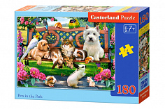 Пазлы B1-018444 Животные в парке, 180 деталей Castor Land