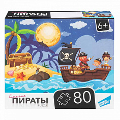 RI8008 Игра детская настольная "80 Пираты"