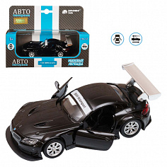 1200132JB Машинка металл. 1:38 BMW Z4 GT3, черный, инерция, откр. двери, в/к 17,5*12,5*6,5ТМ "Автоп