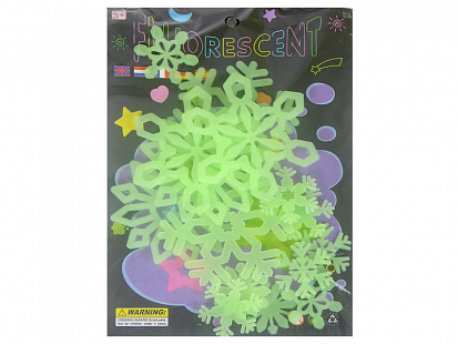 Фото товара HXH2019040203-26 Набор Снежинки флуоресцент., в ассорт.
